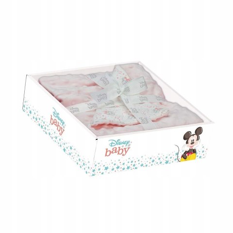 Interbaby Kocyk dziecięcy Disney Minnie Mouse różowy 80x110cm Interbaby Kocyk dziecięcy Disney Minnie Mouse różowy 80x110cm