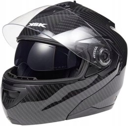 Kask motocyklowy modułowy KSK DS Warrior Z czarny