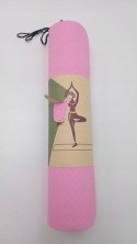 Mata gimnastyczne goodnite 183 cm x 61 cm różowy