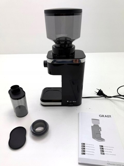 Młynek do kawy GRAEF CM 502 czarny Młynek do kawy GRAEF CM 502 czarny