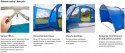 Namiot tunelowy Vango Farnham Atlantic 600 6 osobowy 2 sypialnie