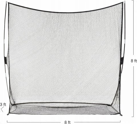 Amazon Basics Przenośna siatka bramka treningowa do golfa Amazon Basics Przenośna siatka bramka treningowa do golfa