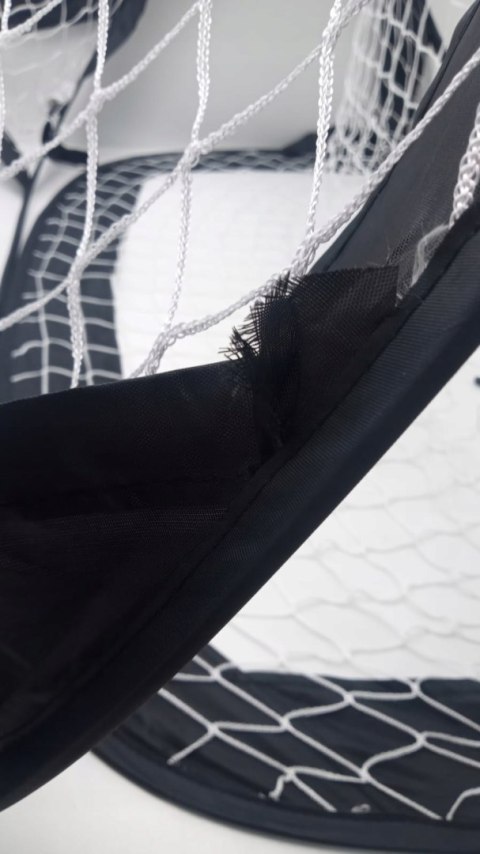 BRAMKA PIŁKARSKA PRZENOŚNA HUDORA POP-UP 120x80 CM CZARNA