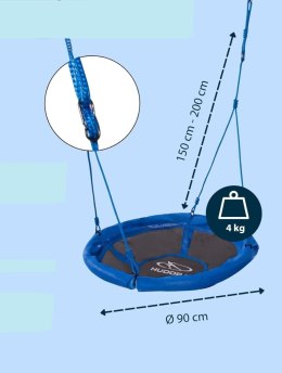 Huśtawka bocianie gniazdo 90 cm Hudora 72126
