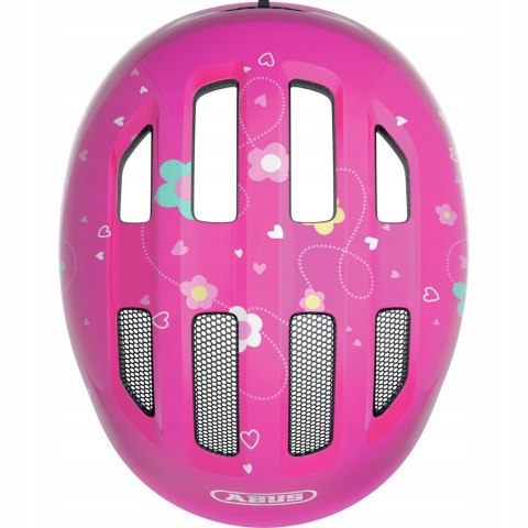 Kask dziecięcy Abus SMILEY 3.0 pink butterfly S 45-50 cm Kask dziecięcy Abus SMILEY 3.0 pink butterfly S 45-50 cm