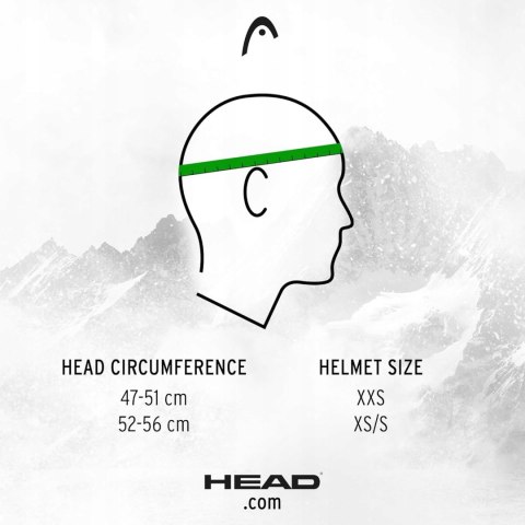 Kask narciarski dla dzieci Head Mojo Visor XS/S Kask narciarski dla dzieci Head Mojo Visor XS/S