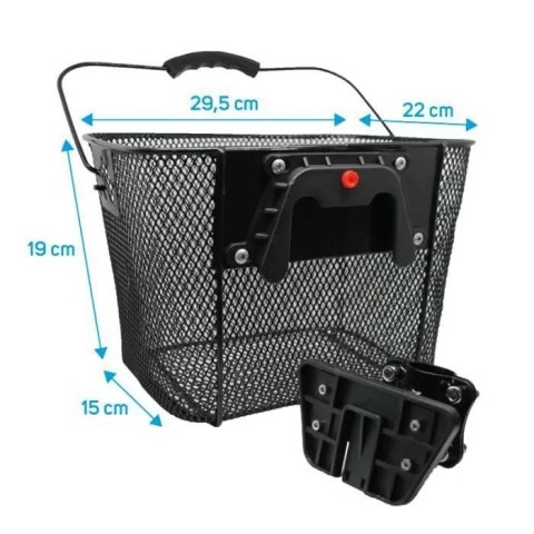 Kosz rowerowy przedni Beeper FX1000-PANF czarny Kosz rowerowy przedni Beeper FX1000-PANF czarny