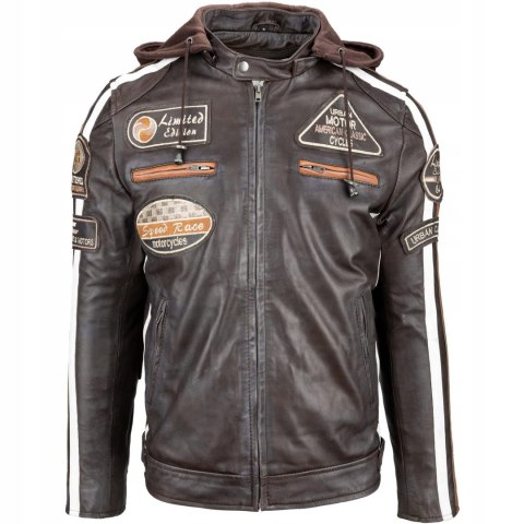 Kurtka skórzana UR-29 58 Leather męska XXL Kurtka skórzana UR-29 58 Leather męska XXL
