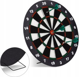 Relaxdays Tarcza do darta 42cm Softdart 6x Rzutki