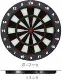 Relaxdays Tarcza do darta 42cm Softdart 6x Rzutki