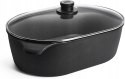 Woll Nowo Titanium Jumbo Naczynie do pieczenia ze szklaną pokrywką 40x27cm