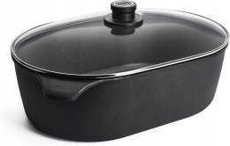 Woll Nowo Titanium Jumbo Naczynie do pieczenia ze szklaną pokrywką 40x27cm