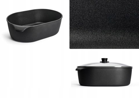 Woll Nowo Titanium Jumbo Naczynie do pieczenia ze szklaną pokrywką 40x27cm Woll Nowo Titanium Jumbo Naczynie do pieczenia ze szklaną pokrywką 40x27cm