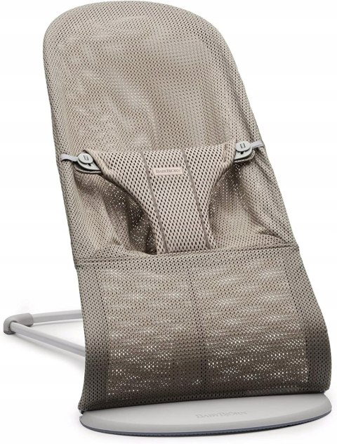 BabyBjorn Bliss Leżaczek z siateczki Grey Beige