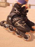 Damskie rolki rekreacyjne K2 Alexis 80 BOA czarno-pomaranczowe 37