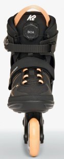 Damskie rolki rekreacyjne K2 Alexis 80 BOA czarno-pomaranczowe 37
