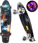 Deskorolka fiszka dla dzieci WeSkate świecące koła