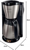 Ekspres do kawy PRZELEWOWY Philips 1000 W dzbanek termiczny 1.2L