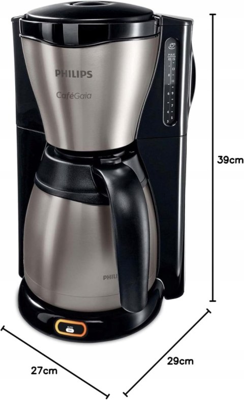 Ekspres do kawy PRZELEWOWY Philips 1000 W dzbanek termiczny 1.2L Ekspres do kawy PRZELEWOWY Philips 1000 W dzbanek termiczny 1.2L