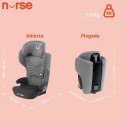 Fotelik Nurse Spring iSize, 100-150 cm, 4-12 lat, Isofix