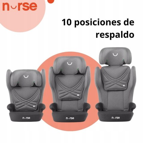 Fotelik Nurse Spring iSize, 100-150 cm, 4-12 lat, Isofix Fotelik Nurse Spring iSize, 100-150 cm, 4-12 lat, Isofix