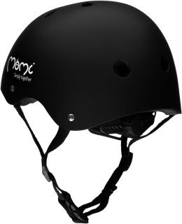 Kask dziecięcy MoMi Mimi 48-55 cm czarny matowy
