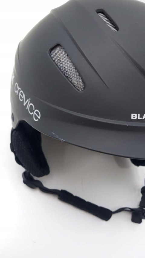 Kask narciarski Black Crevice M 57-59 cm czarny Kask narciarski Black Crevice M 57-59 cm czarny