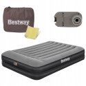 Materac dwuosobowy Bestway 203 x 152 x 46 cm szary