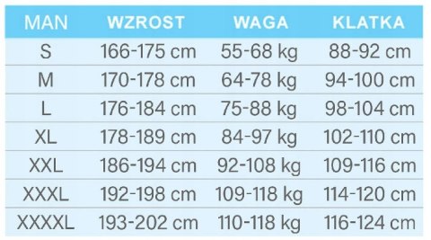 Pianka neoprenowa 2,2 mm SEAC RELAX męska roz. S Pianka neoprenowa 2,2 mm SEAC RELAX męska roz. S