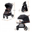 Wózek spacerowy 22 kg LEKKI Kinderkraft DUŻE KOŁA