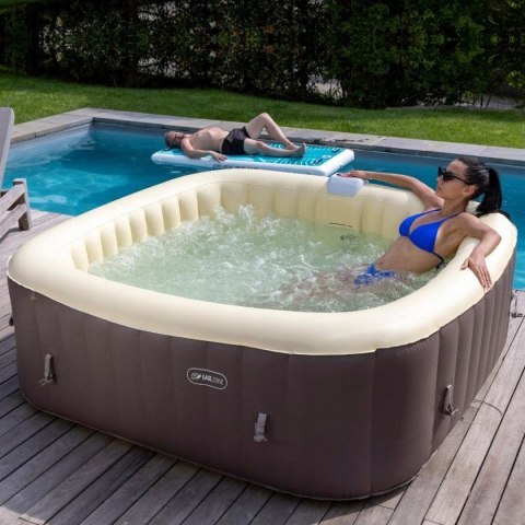 EASE.ZONE 7150015 Basen Jacuzzi Spa Pool3 z hydromasażem Kwadrat 185X185X65 EASE.ZONE 7150015 Basen Jacuzzi Spa Pool3 z hydromasażem Kwadrat 185X185X65