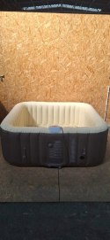 EASE.ZONE 7150015 Basen Jacuzzi Spa Pool3 z hydromasażem Kwadrat 185X185X65