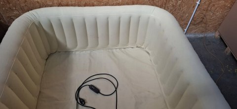 EASE.ZONE 7150015 Basen Jacuzzi Spa Pool3 z hydromasażem Kwadrat 185X185X65 EASE.ZONE 7150015 Basen Jacuzzi Spa Pool3 z hydromasażem Kwadrat 185X185X65