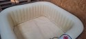 EASE.ZONE 7150015 Basen Jacuzzi Spa Pool3 z hydromasażem Kwadrat 185X185X65