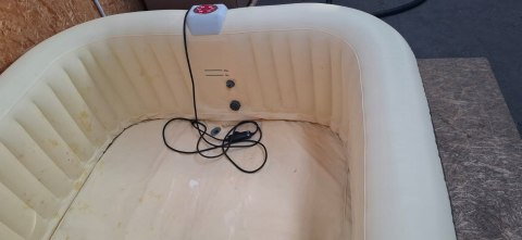 EASE.ZONE 7150015 Basen Jacuzzi Spa Pool3 z hydromasażem Kwadrat 185X185X65 EASE.ZONE 7150015 Basen Jacuzzi Spa Pool3 z hydromasażem Kwadrat 185X185X65
