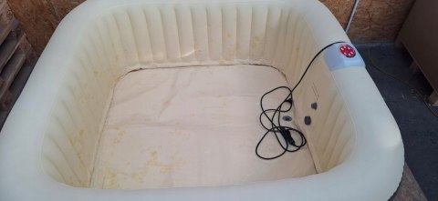 EASE.ZONE 7150015 Basen Jacuzzi Spa Pool3 z hydromasażem Kwadrat 185X185X65 EASE.ZONE 7150015 Basen Jacuzzi Spa Pool3 z hydromasażem Kwadrat 185X185X65