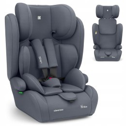 Fotelik samochodowy Kikkaboo i-Pass 76-150 cm szary