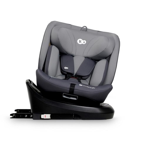 Kinderkraft I-GROW Fotelik samochodowy 40-150 i-Size 0-36 obrotowy Grey Kinderkraft I-GROW Fotelik samochodowy 40-150 i-Size 0-36 obrotowy Grey