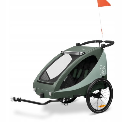 Przyczepka rowerowa dla dzieci Hauck Dryk Duo Plus Przyczepka rowerowa dla dzieci Hauck Dryk Duo Plus
