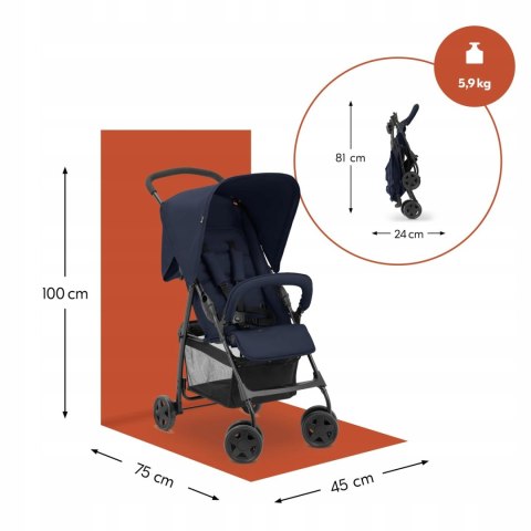 Wózek Spacerowy Hauck Sport Lekki Dark Blue Wózek Spacerowy Hauck Sport Lekki Dark Blue