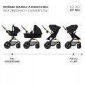 Wózek wielofunkcyjny 3w1 MOOV 2 AIR z fotelikiem MINK PRO czarny