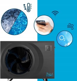 AquaForte Full Inverter pompa ciepła 5,5 kW Full Inverter 5,5 kW czarna