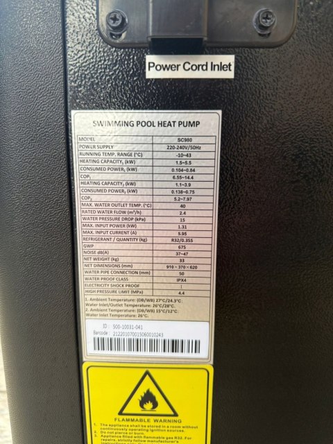 AquaForte Full Inverter pompa ciepła 5,5 kW Full Inverter 5,5 kW czarna AquaForte Full Inverter pompa ciepła 5,5 kW Full Inverter 5,5 kW czarna
