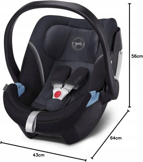 CYBEX fotelik 0-13kg ATON 5 Granite Black CYBEX fotelik 0-13kg ATON 5 Granite Black