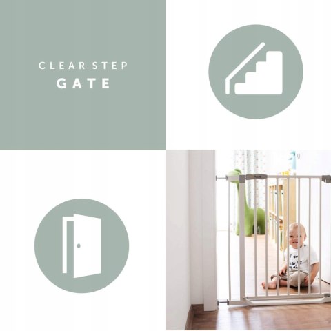 Hauck Clear Step Gate bramka ochronna 75-80 cm Hauck Clear Step Gate bramka ochronna 75-80 cm