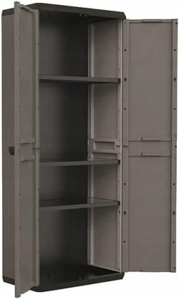 Keter Plus Szafa do Przechowywania, Szary, 68 x 39 x 166 cm