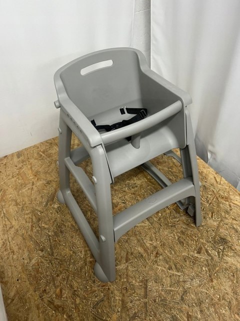 Wytrzymałe, platynowe krzesełko do karmienia Rubbermaid Wytrzymałe, platynowe krzesełko do karmienia Rubbermaid