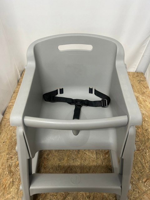 Wytrzymałe, platynowe krzesełko do karmienia Rubbermaid Wytrzymałe, platynowe krzesełko do karmienia Rubbermaid