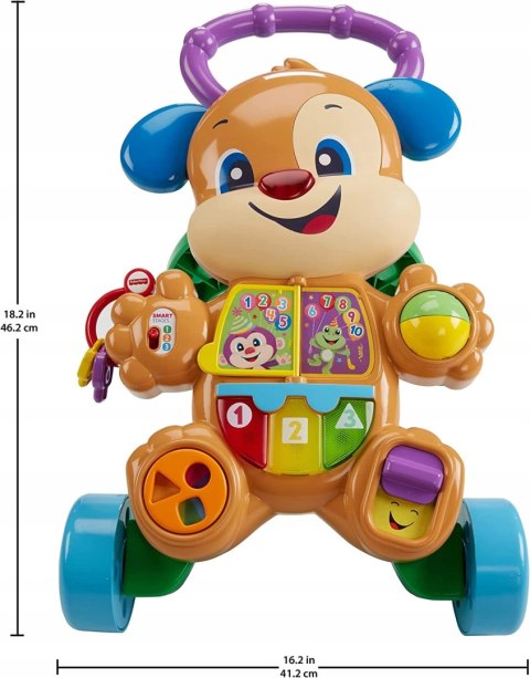 Fisher-Price Pchacz z panelem aktywności j.włoski Fisher-Price Pchacz z panelem aktywności j.włoski