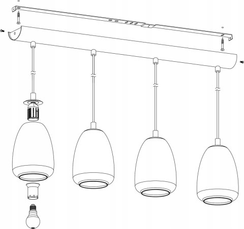 Lampa wisząca ALOBRASE mosiądz Lampa wisząca ALOBRASE mosiądz